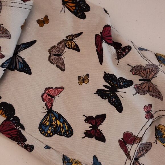delias by Dolls Kill Miss Monarch Butterfly Jeans size small - Picture 12 of 12